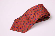 HERMÈS red ladybug silk tie