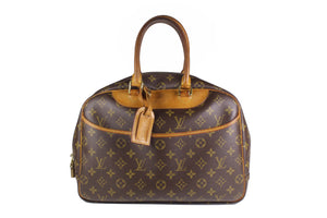 LOUIS VUITTON Deauville brown monogram canvas bag
