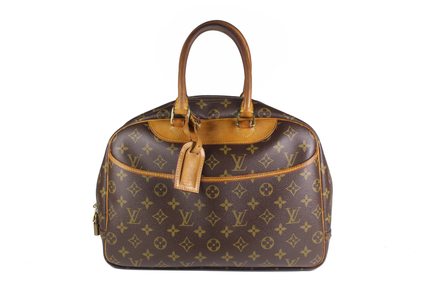 LOUIS VUITTON Deauville brown monogram canvas bag