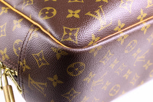 LOUIS VUITTON Deauville brown monogram canvas bag