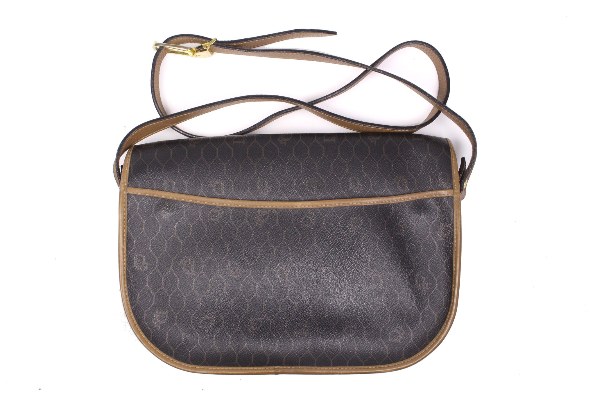 CHRISTIAN DIOR honeycomb canvas crossbody bag – Vintage Carwen