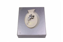 CHRISTIAN DIOR silver rhinestones mouse pin brooch