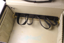 CHRISTIAN DIOR brown canvas oblique vanity travel case