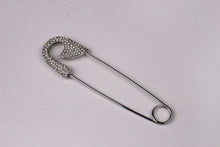 CHRISTIAN DIOR giant rhinestone safety pin brooch