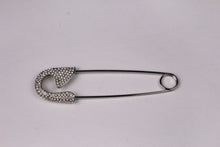 CHRISTIAN DIOR giant rhinestone safety pin brooch