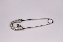 CHRISTIAN DIOR giant rhinestone safety pin brooch