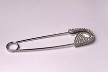 CHRISTIAN DIOR giant rhinestone safety pin brooch