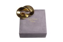 CHRISTIAN DIOR knot brooch