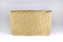 CHRISTIAN DIOR Oblique beige canvas shoulder bag