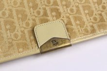 CHRISTIAN DIOR Oblique beige canvas shoulder bag