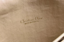 CHRISTIAN DIOR Oblique beige canvas shoulder bag