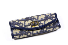 Christian Dior blue Dior Oblique canvas key chain