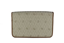 CHRISTIAN DIOR honeycomb canvas shoulder bag