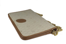 CHRISTIAN DIOR honeycomb canvas shoulder bag