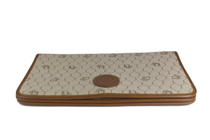 CHRISTIAN DIOR honeycomb canvas shoulder bag