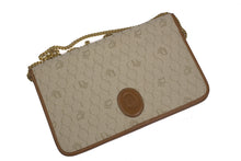 CHRISTIAN DIOR honeycomb canvas shoulder bag