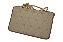 CHRISTIAN DIOR honeycomb canvas shoulder bag