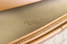 CHRISTIAN DIOR honeycomb canvas shoulder bag