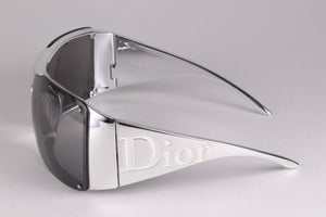 CHRISTIAN DIOR 2000's silver sunglasses Overshine 2