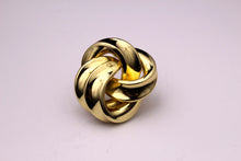 CHRISTIAN DIOR gold plated knot brooch