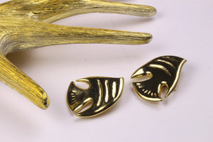 YVES SAINT LAURENT fish earrings