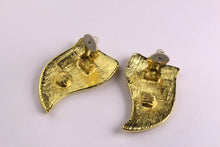 YVES SAINT LAURENT flame earrings