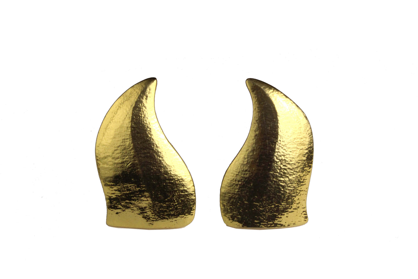 YVES SAINT LAURENT flame earrings