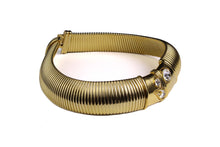 Givenchy chunky rhinestone tubogas chocker necklace