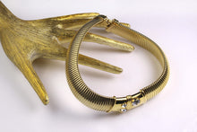 Givenchy chunky rhinestone tubogas chocker necklace