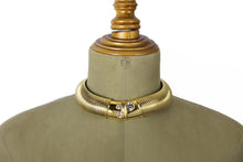 Givenchy chunky rhinestone tubogas chocker necklace