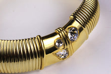 Givenchy chunky rhinestone tubogas chocker necklace