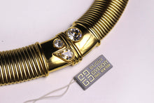 Givenchy chunky rhinestone tubogas chocker necklace