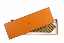 HERMÈS yellow silk tie