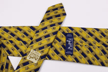 HERMÈS yellow silk tie