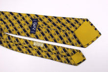 HERMÈS yellow silk tie