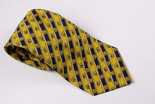 HERMÈS yellow silk tie