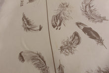 HERMÈS scarf “Plumes” by Henri de Linarès