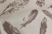 HERMÈS scarf “Plumes” by Henri de Linarès