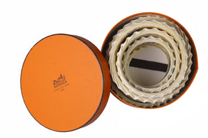 HERMÈS pleated "Charmes des Plages Normandes” by Loic Dubigeon