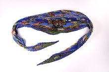 HERMÈS pleated "plissé" scarf “Kachinas” by Kermit Oliver