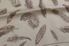 HERMÈS scarf “Plumes” by Henri de Linarès