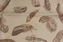 HERMÈS scarf “Plumes” by Henri de Linarès