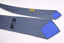 HERMÈS blue silk tie