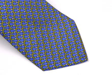 HERMÈS blue silk tie