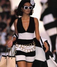 Chanel Fall 1991 Runway Logo disc earrings