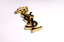 YVES SAINT LAURENT logo key-ring bag charm