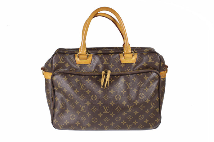 LOUIS VUITTON Icare brown monogram canvas briefcase bag