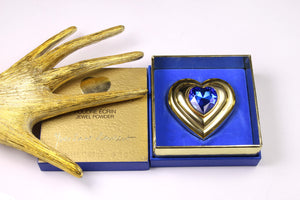 YVES SAINT LAURENT heart jewel powder compact case