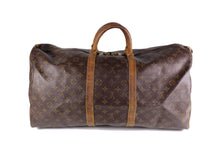 LOUIS VUITTON Keepall 55 monogram canvas travel bag
