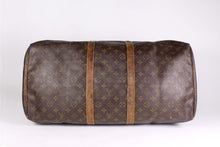 LOUIS VUITTON Keepall 55 monogram canvas travel bag
